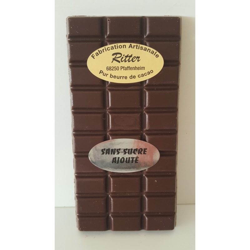 Lac • Bâtonnets Chocolat Noir Sans Sucre 100g